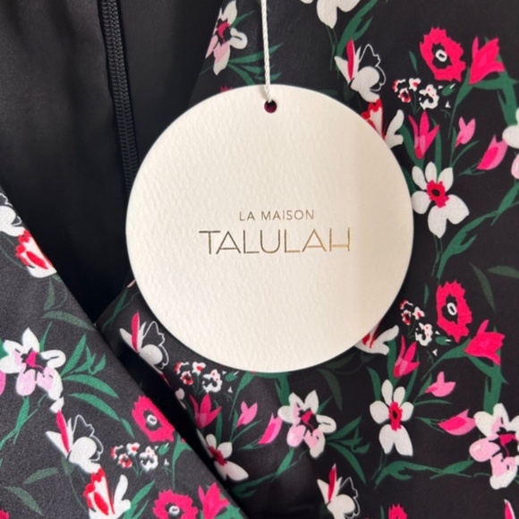 La Maison Talulah Floral Ruffle Midi Dress – Size Small - NWT - Picture 14 of 15